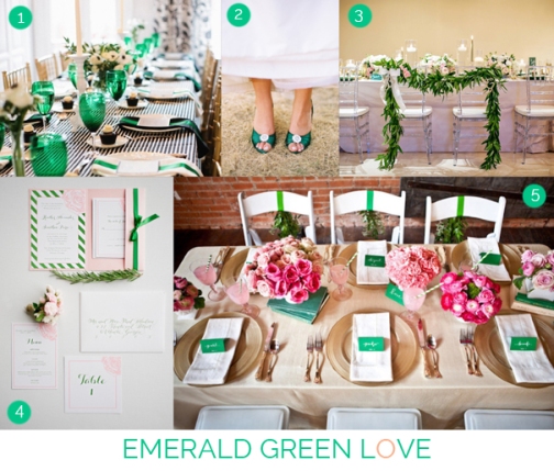 emerald green wedding ideas
