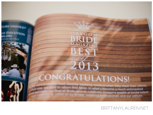 oregon bride best of 2013 - 2